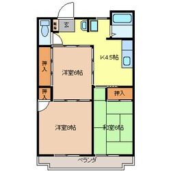 朝陽駅 徒歩13分 2階の物件間取画像